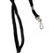 Sicurix Flat Lanyard w/Hook, 36", Nylon, Black, PK100 BAU65619 - alternate 5